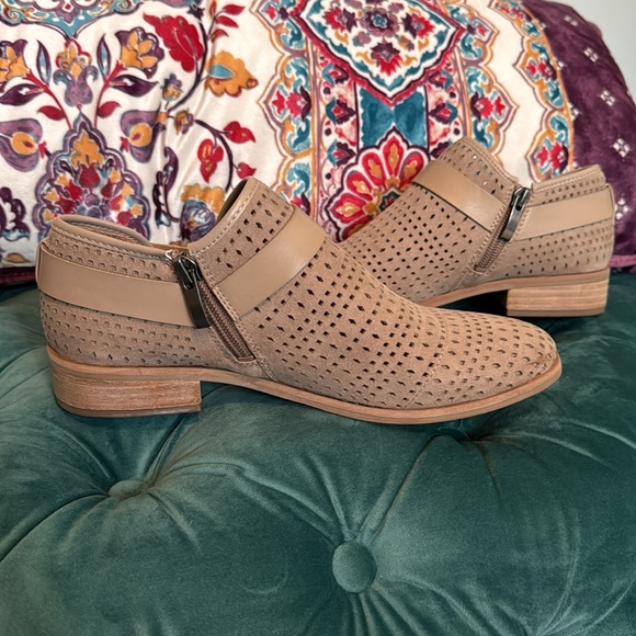 EUC Franco Sarto Rouge Booties color is called “cashmere”. - Picture 7 of 8